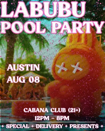 Image: Labubu Pool Party