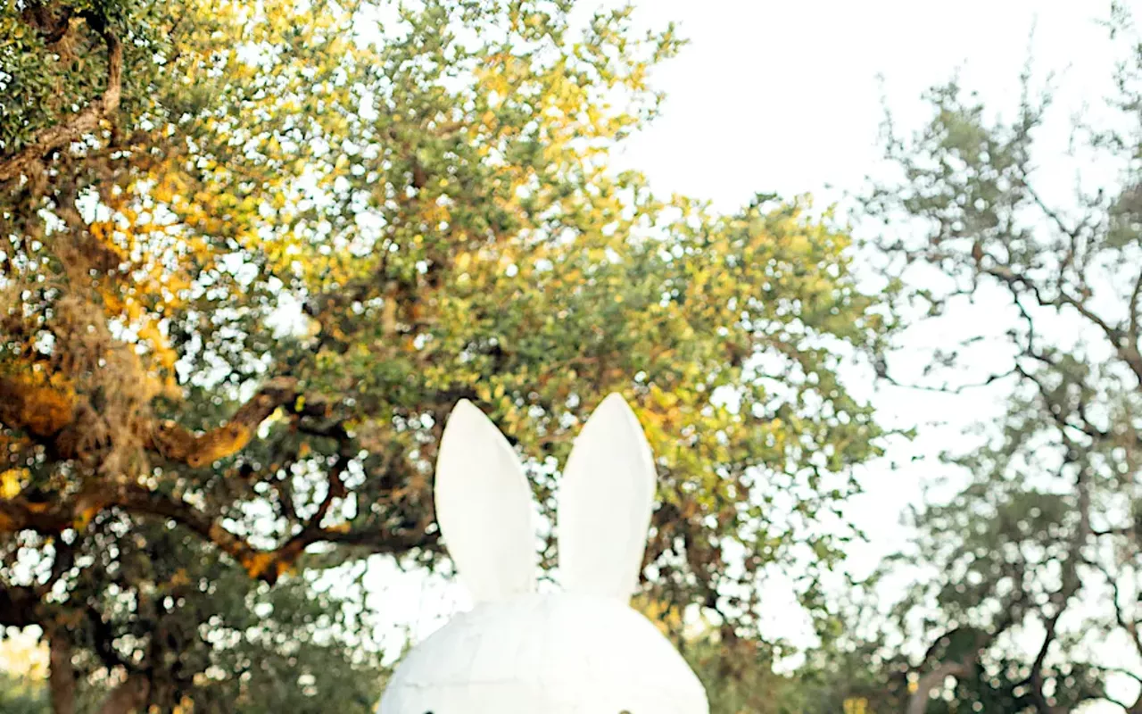 Image: Laguna Gloria: Miffy Fountain's "Gotcha Day"