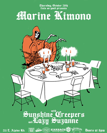 Image: Lazy Suzanne, Sunshine Creepers (video release), Marine Kimono
