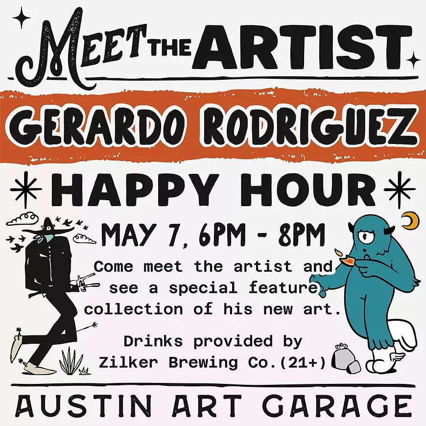 Meet the Artist at Austin Art Garage