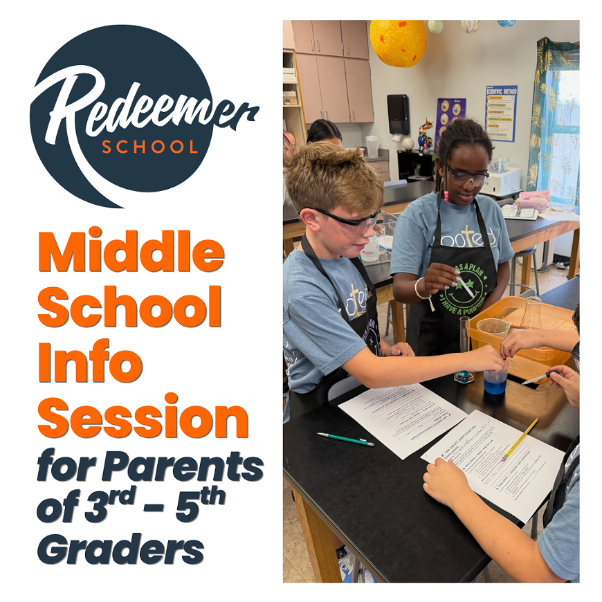 Redeemer Middle School Info Session