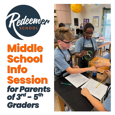 Image: Middle School Info Session for Parents of 3rd-5th Graders
