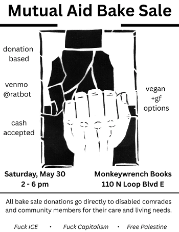 Image: Mutual Aid Bake Sale