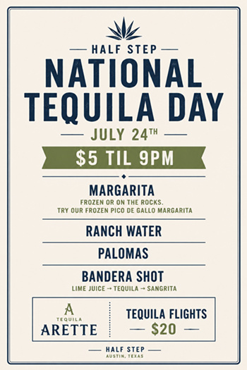 Image: National Tequila Day at Half Step