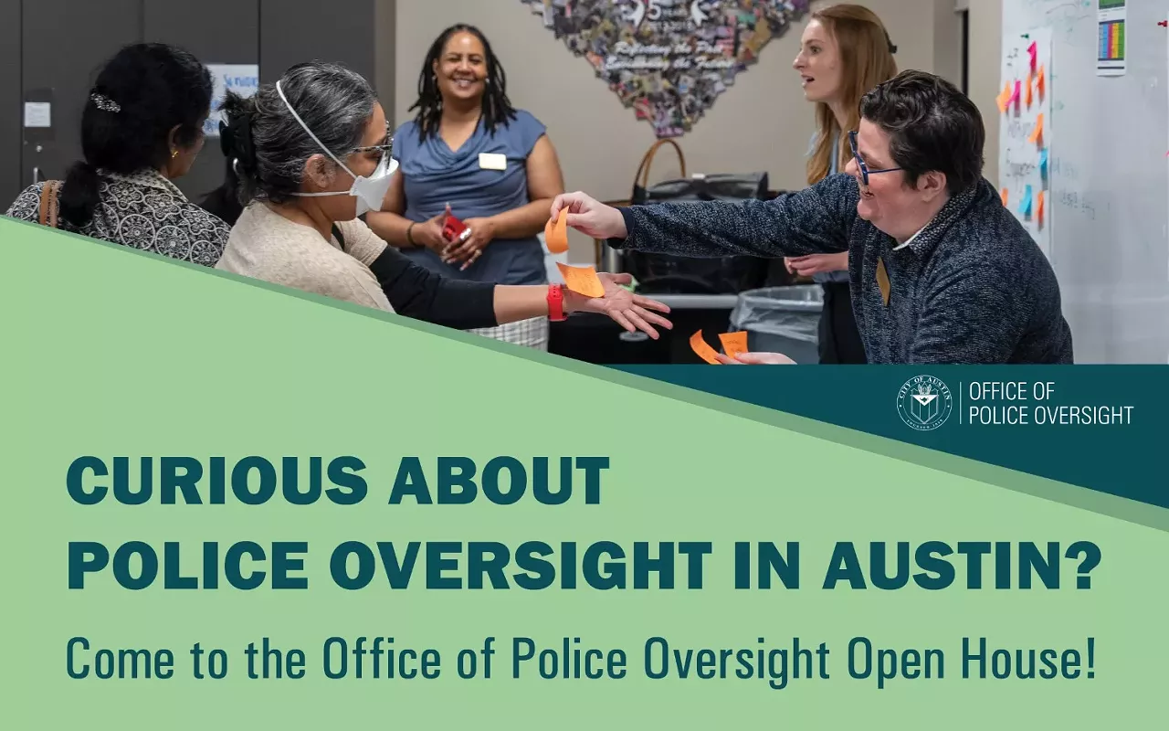 Image: Office of Police Oversight Open House