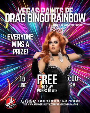 Image: Paint Drag Bingo Rainbow Pride at Hanovers Pflugerville
