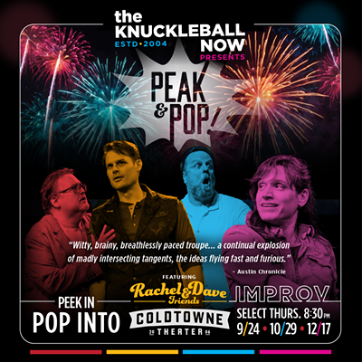 Image: "PEAK & POP" with the Knuckleball Now (Improv Comedy)