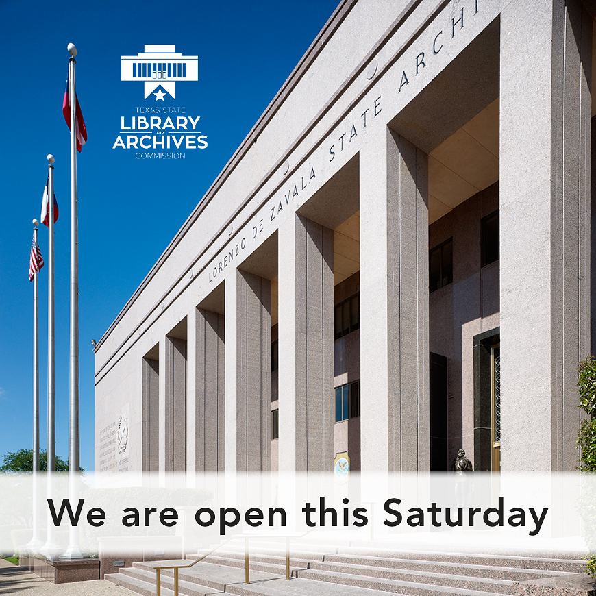 We are open this Saturday