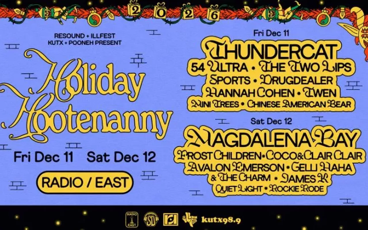 Image: Resound, Illfest, Pooneh, and KUTX Presents: Holiday Hootenanny