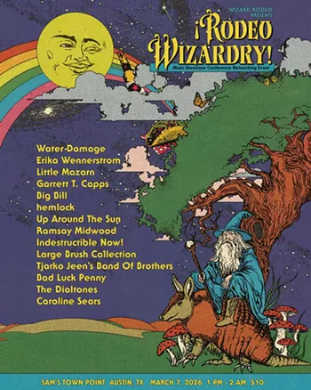 Image: &iexcl;Rodeo Wizardry! w/ Water Damage, Erika Wennerstrom, Little Mazarn, Garrett T. Capps, Big Bill, hemlock, Up Around the Sun, Ramsay Midwood, Indestructible Now!, Large Brush Collection, Tjarko Jeen's Band of Brothers, Bad Luck Penny, more