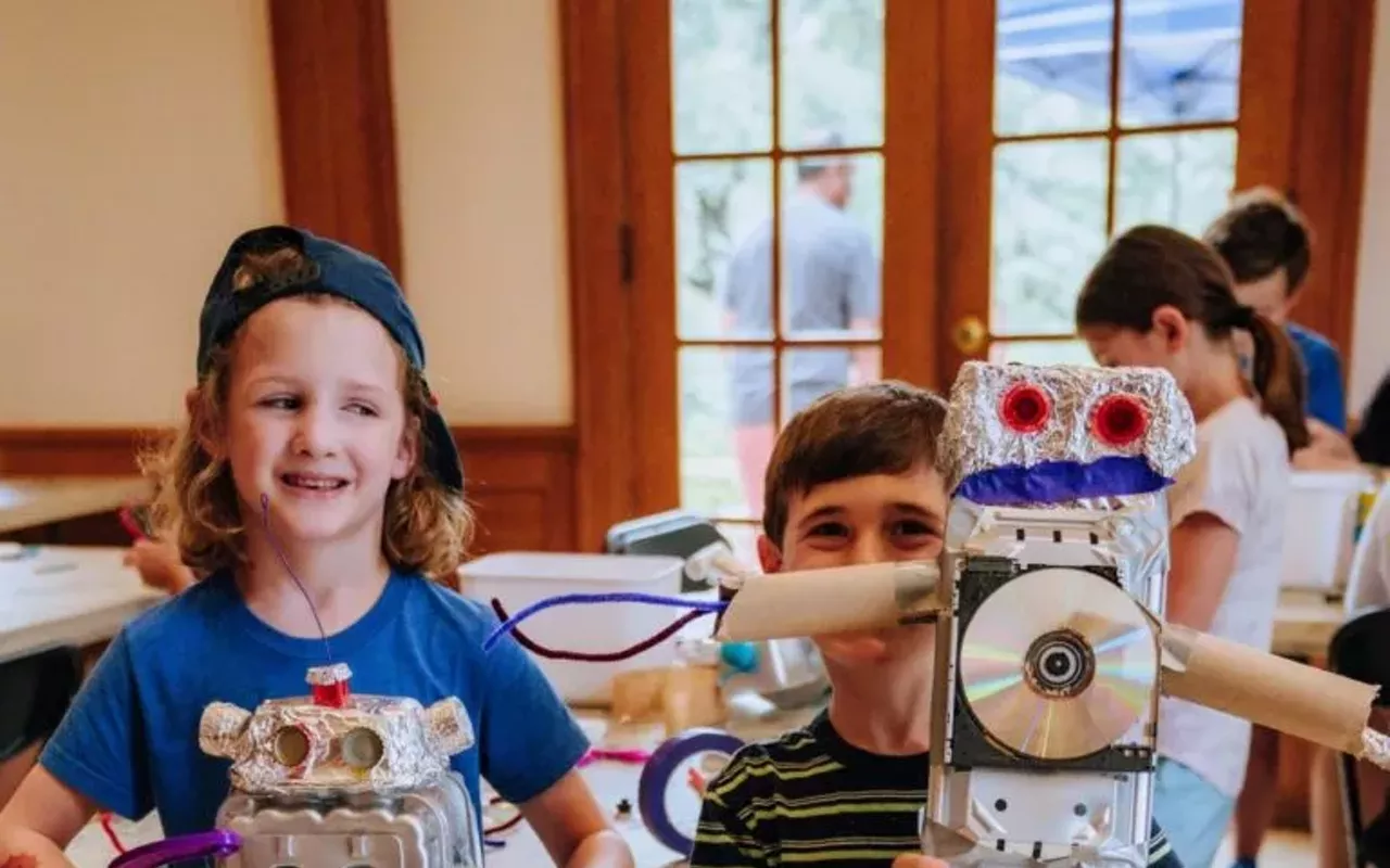 Image: Second Saturdays Are for Families: Recycled Robots