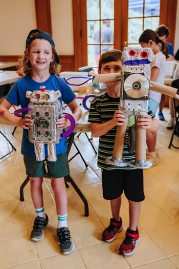 Image: Second Saturdays Are for Families: Recycled Robots