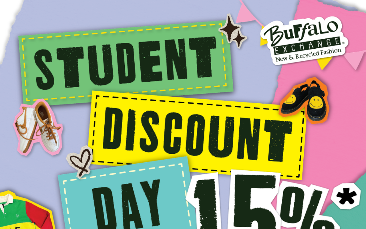 Image: Shopping 101: Save Big on Student Discount Day at Buffalo Exchange