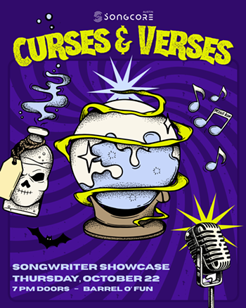 Image: Songcore Spooky Songwriter Showcase