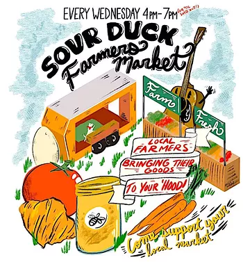 Image: Sour Duck Farmer&rsquo;s Market