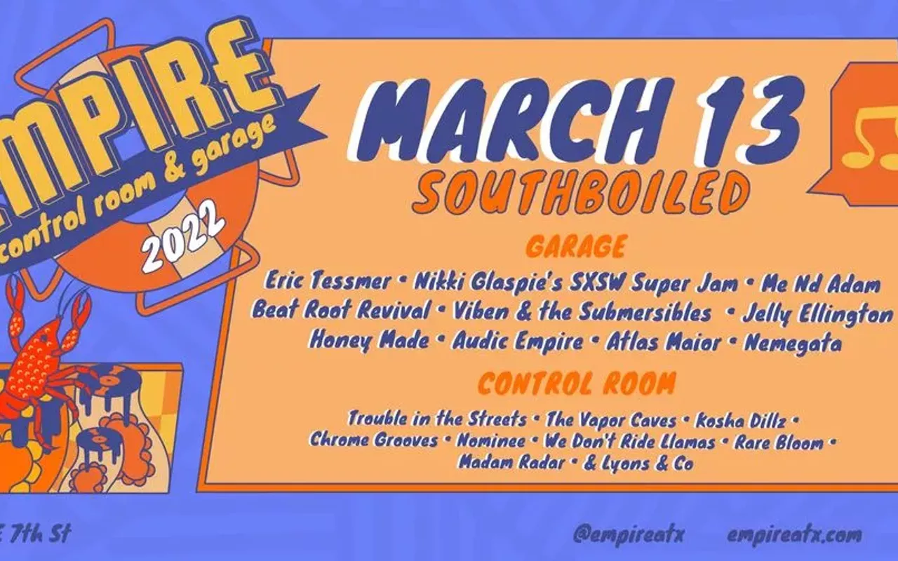Image: Southboiled 2022 w/ Eric Tessmer, Nikki Glaspie's Super Jam, Me Nd Adam, Beat Root Revival, Viben & the Submersibles, Jelly Ellington, Honey Made, Audic Empire, Atlas Maior, Nemegata [garage]