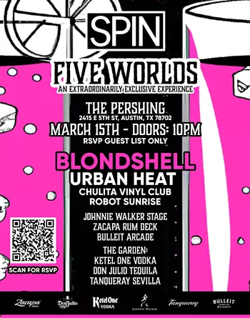 Image: SPIN's Five Worlds w/ Blondshell, Urban Heat, Chulita Vinyl Club, Robot Sunrise