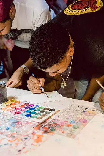 Image: Spring Break at the Bullock: Teen Mural Class