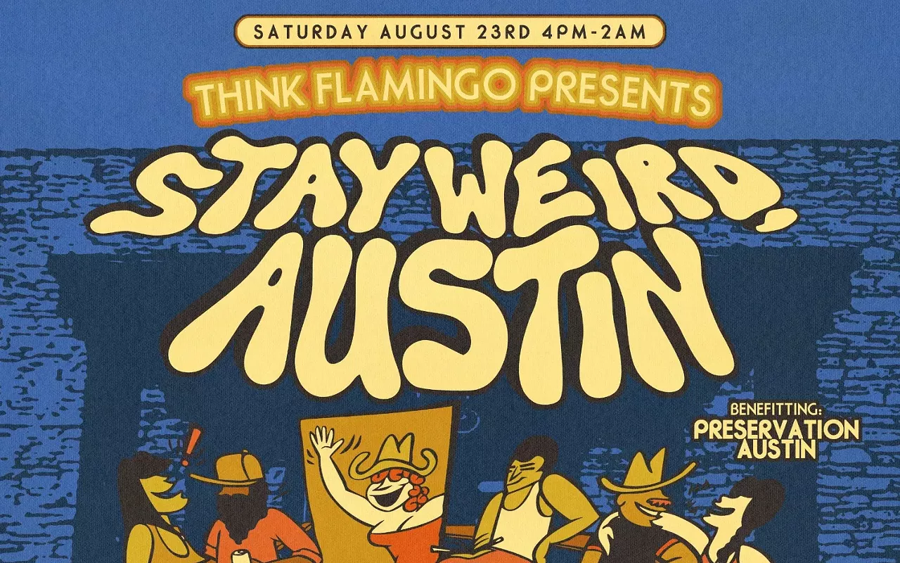 Image: Stay Weird, Austin benefiting Preservation Austin w/ Texas String Assembly, Paige Plaisance, Big Wy's Brass Band, Brian Scartocci, Soul Man Sam & Paul Val, Bob Schneider, more