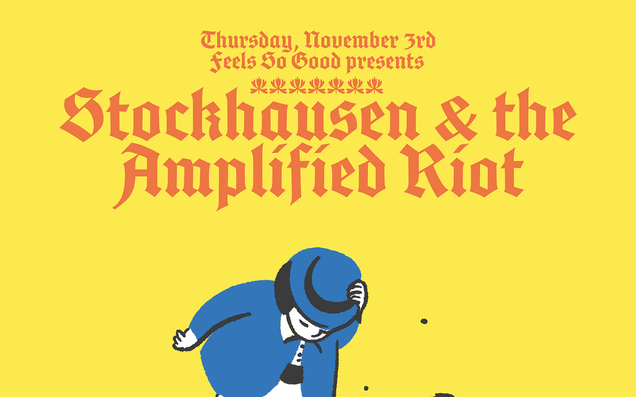 Image: Stockhausen & the Amplified Riot, Hong Kong Wigs, Alex Riegelman + Friends