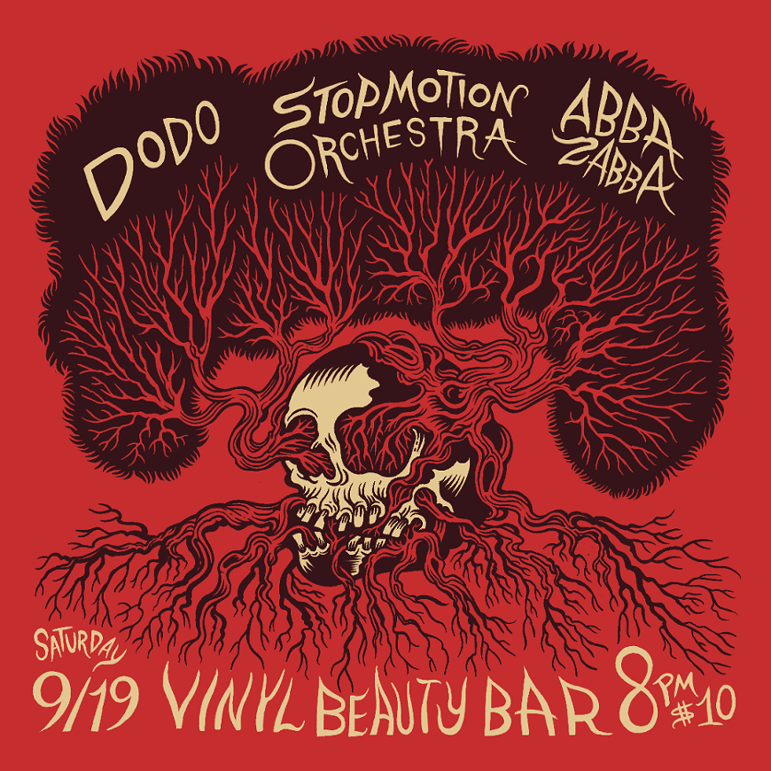 Stop Motion Orchestra, Dodo, Abba Zabba | VINYL Beauty Bar | Music
