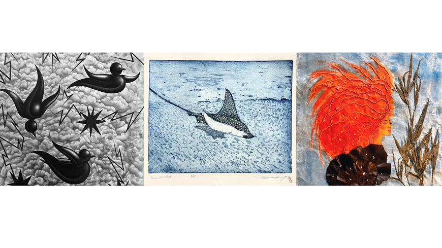 Artwork by Brandon Quintero, Bonnie Maxey, Jamie Graham