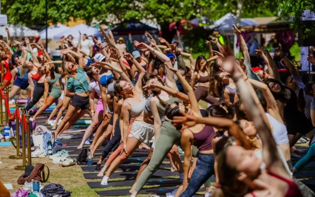 Image: Swift Fit Social Austin Yoga Festival