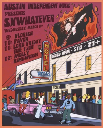 Image: SXWhatever w/ Molly Ringworm, Lord Friday the 13th, Favor, Florish