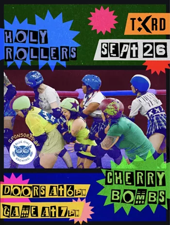 Image: Texas Roller Derby Presents: Cherry Bombs VS Holy Rollers
