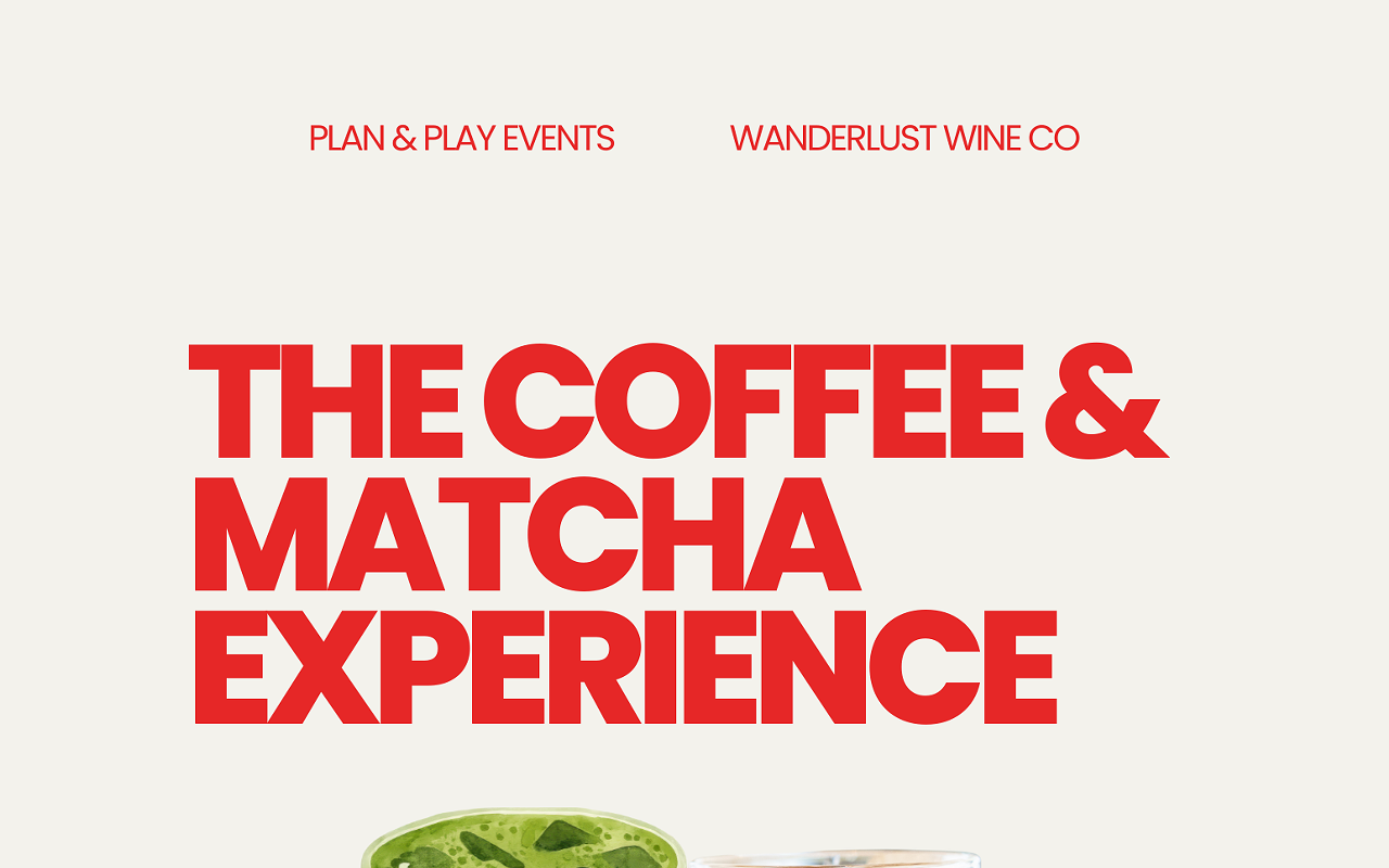 Image: The Coffee & Matcha Experience