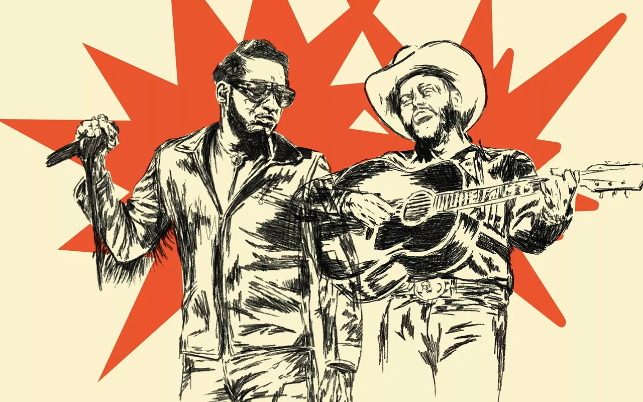 Image: The Crooner & The Cowboy: Leon Bridges with Charley Crockett