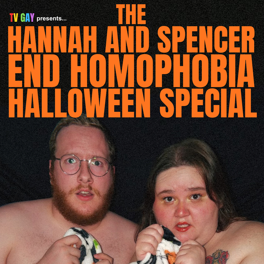Hannah and Spencer are NAKED, AFRAID, and nevertheless EXCITED to announce that they're putting up a spooky gay sketch show at Fallout Theater!