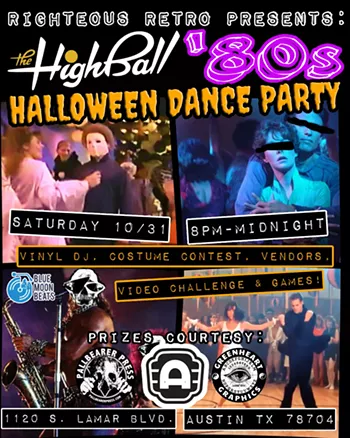 Image: The Highball '80s Halloween Dance Party