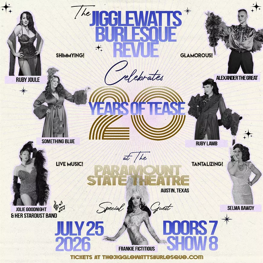 The Jigglewatts Burlesque: 20 Years of Tease!