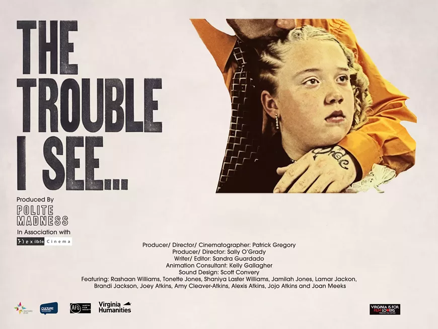 Official poster for independent documentary, The Trouble I See...
