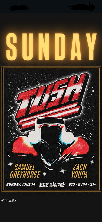 Image: Tush (ZZ Top Tribute), Samuel Grey Horse, Zach Youpa