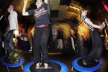 Best Creative Use of Three Small Trampolines