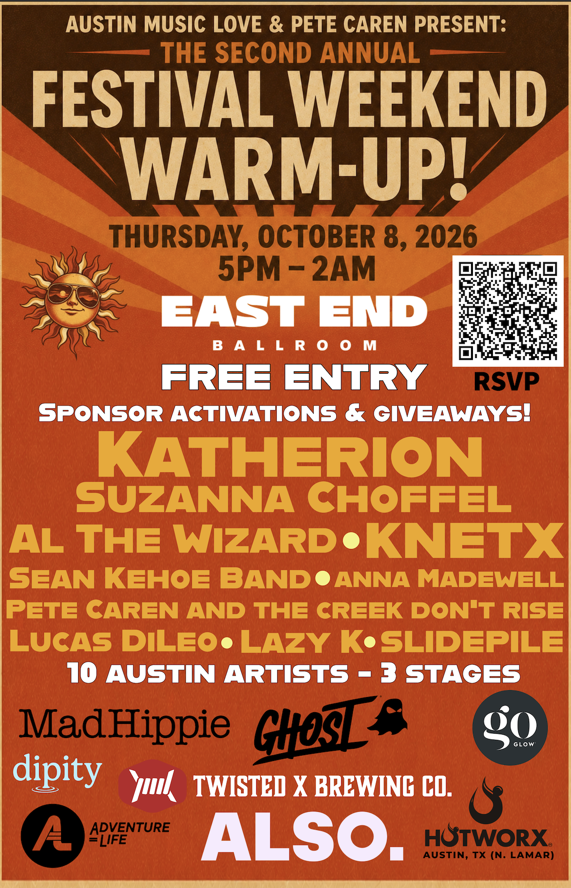 The Second Annual Festival Weekend Warmup — Family fun in East End Ballroom