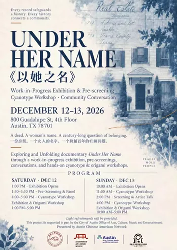 Image: Under Her Name Work-In-Progress Exhibition & Pre-Screening, & Art Workshops