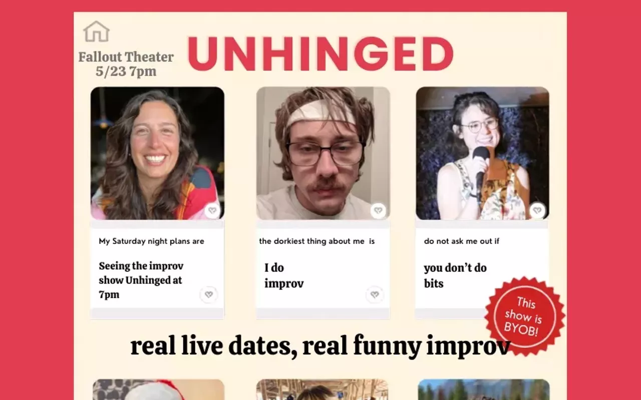 Image: Unhinged: Real blind dates, Real funny improv