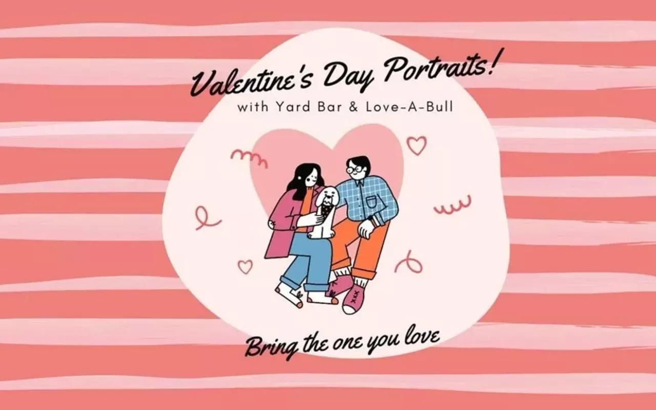 Image: V-Day Pawtraits With Love-a-Bull