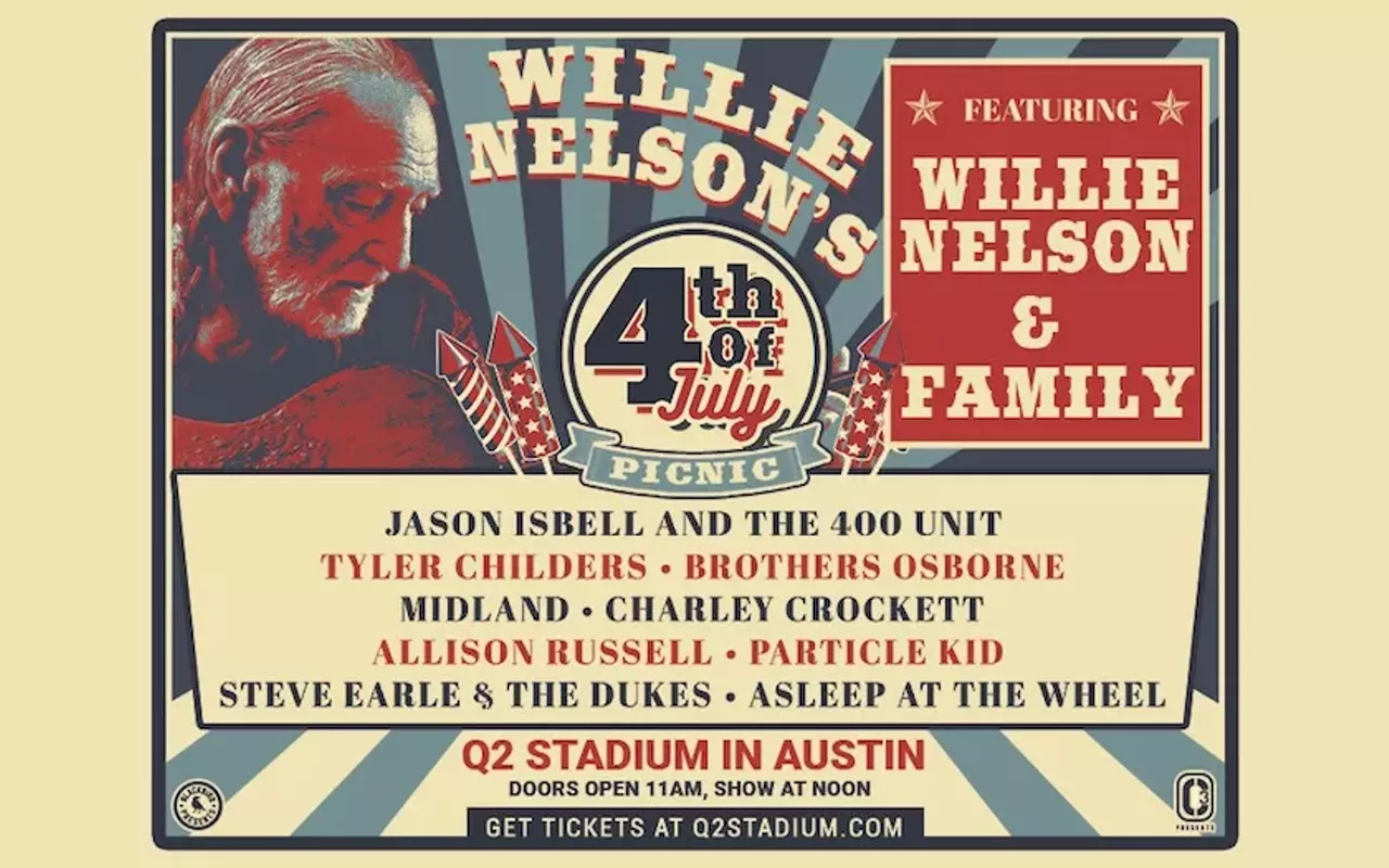 Image: Willie Nelson's Fourth of July Picnic & Fireworks
