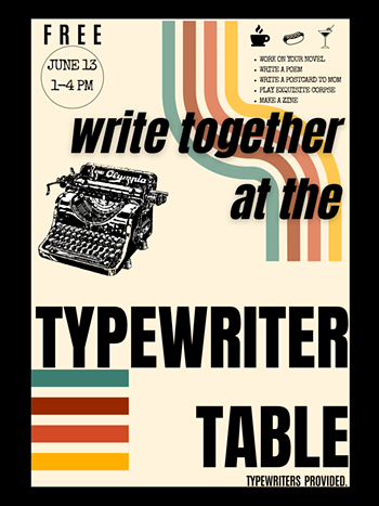 Image: Write Together at the Typewriter Table